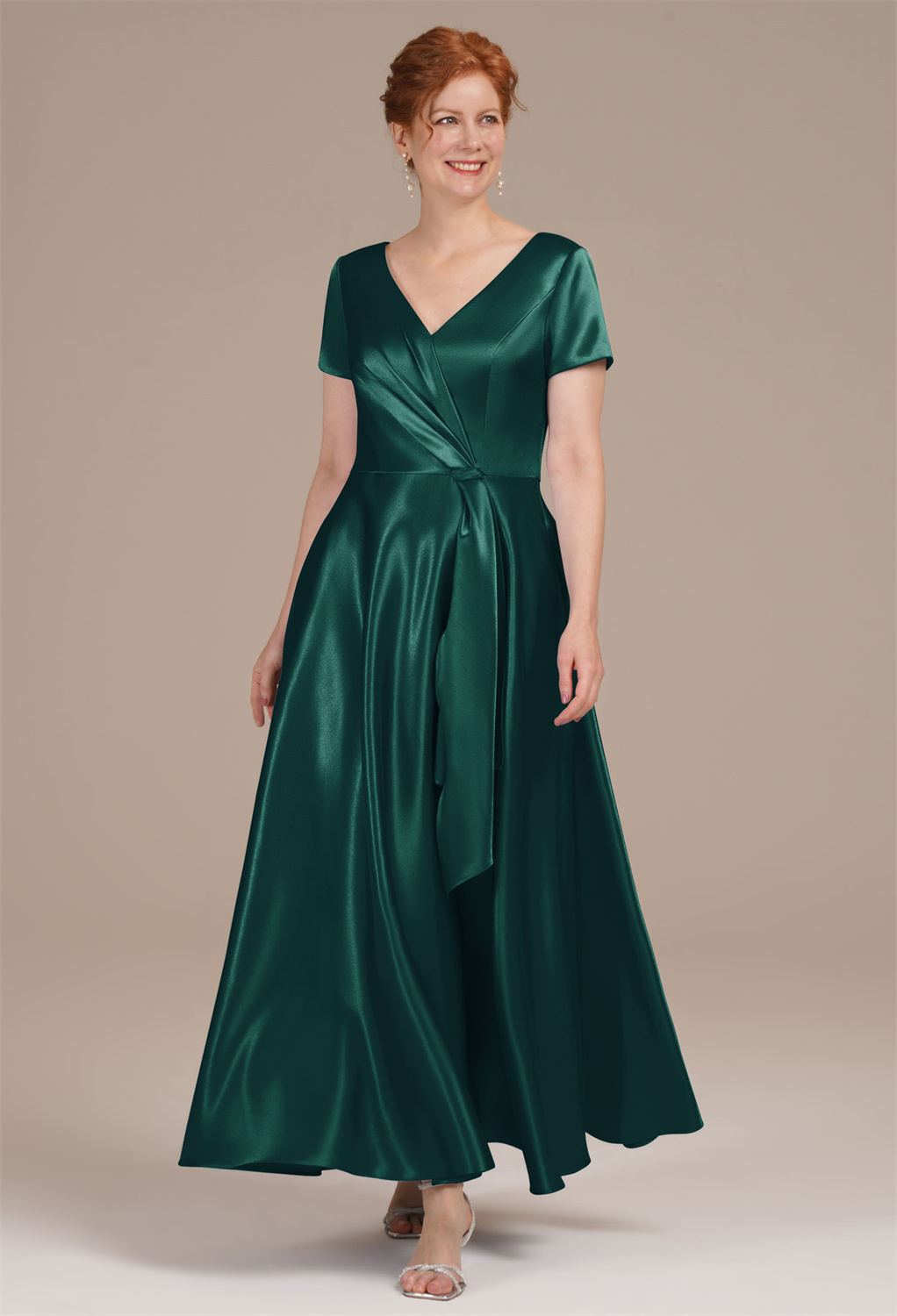 AW Omukama Hunter Green  Mother of the Bride Dresses